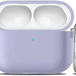 Soft Silicone Case Cover Compatible for AirPodss Pro 3 (2025) -Purple-picture-15