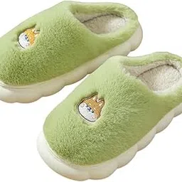 Slipper for Men and Women Flip Flops Winter Woolen Indoor Carpet Slippers for Bedroom Sandals-picture-52
