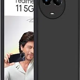 HELLO ZONE Exclusive Rubberised Matte Finish Soft Back Case Cover for Realme 11 5G/Realme 11x 5G/Realme C67 5G- Black-picture-10