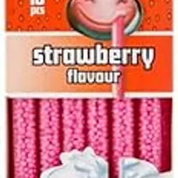 generic Quick Milk Magic Sipper Strawberry Flavour 10 Straw Gluten Free 60g (Imported)-picture-32