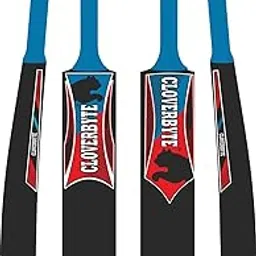 CLOVERBYTE 3 No. Size PVC Plastic Bat for 4-8 Years Kids PVC/Plastic Cricket Bat SKU ID: 3-NO.-BLK-BAT-Blue-Sticker-Lion-picture-14