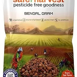 Safe Harvest Pesticide Free Bengal Gram | Black Chana | Vegan | Gluten Free - 1kg-picture-54