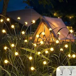 BOTIST Solar Powered Firefly Lights,Solar Lights Outdoor Waterproof,Starburst Swaying Solar Firefly Lights by,Firefly Garden Lights for Path Landscape Outdoor Decorative Lights (MulticolorPack of 1)-picture-34