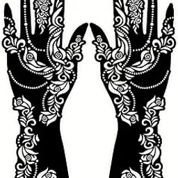 Mehndi Sticker Set for Hands, Small Designs-picture-44