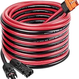 MOOKEERF Solar to XT60i Cable 10AWG - 20FT Solar Panel to XT60i Adapter Connector XT60i-F Extension Cable for Portable Power Station Solar Generator-picture-35