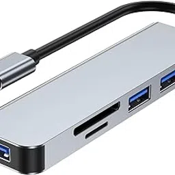 Drumstone (𝟏𝟓 𝐘𝐞𝐚𝐫𝐬 𝐰𝐚𝐫𝐫𝐚𝐧𝐭𝐲) USB C Hub Adapter 7-in-1 Docking Station | 4K HDMI, USB 3.0, USB 2.0, 60W PD Charging, PD Data, SD/TF Card Reader | Type-C Extension Hub for Laptop-picture-11