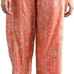 aurelia Women's High Rise Printed Strechable Ankle Length Straight Fit Rayon Palazzo-picture-36