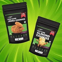 Green Sun Low Carb Gift Hamper Box Cookies Combo Pack (Each 200 Gram Pack, Total 400 Gram)-picture-10