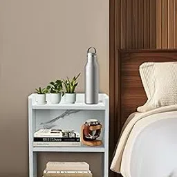 KVS Furniture Engineered Wood Home Table.Side Table,End Table,Bedside Table,Wooden Night Stand End Table for Bedroom & Living Room (White)-picture-14