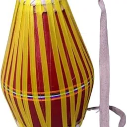 Small Fiber Mridangam for kids, Khol-1 piece (Small- kids, Red) (Mayapurkart.com)-picture-13