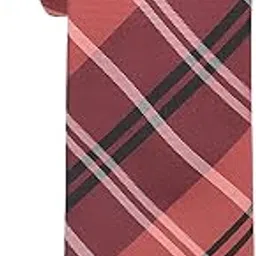 the tie hub Red & Black Checkered Microfiber Necktie | Classic Formal & Casual-picture-43