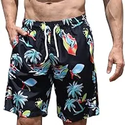 maeau Men Swim Beach Shorts Quick Dry Swimming Trunks Drawstring Surfing Board Shorts-picture-51