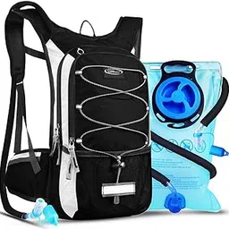 Lunidry Insulated Hydration Pack Backpack with 3L BPA Free Leak-Proof Water Bladder, Keep Liquids Cool for Up to 5 Hours, Daypack for Hiking, Running, Cycling, Hunting, Climbing-picture-19