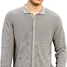 || Mens || Solid || Texture || Polo Neck || Full Sleeve || Cotton || Sweater-image-33