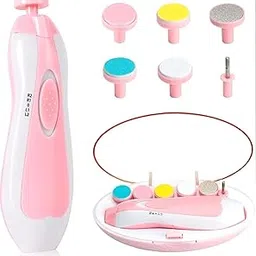 Little Angels Baby Nail Trimmer, (Pink) Electric Infant Nail File, Safe Newborn Nail Care Tool-picture-22