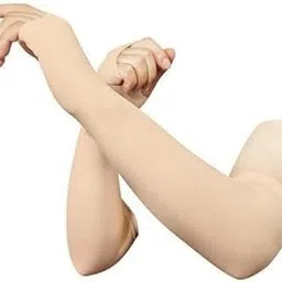 jusawesm Euro Care Cotton, Nylon Arm Sleeve For Men & Women (M, Beige)-picture-41