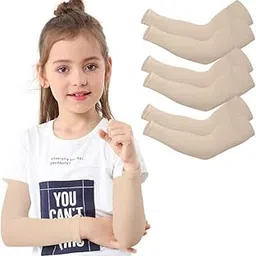 Shirsh Arm Sleeves for Kids Babies Toddlers, Unisex UV Sun Protection Arm Cover Cycling, Golf, Outdoor Sports, UPF 50, Ages 3-14, UV Sun Protection, Cooling Sleeves, 3 Pairs-picture-23