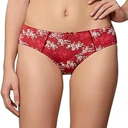 triumph International Women's Polyamide Classic Solid Hipster Panties (Pack of 1) (756I407_Red_S)-picture-27