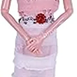 Toyshine Kally Fashion Doll with 3D Eyes, Folding Hands & Glittering Dress Pretend Play Gift for Girls Kids Role Play Toy for Age 3+,Model C-picture-29
