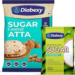Diabexy Atta Sugar Control for Diabetes1kg with Diabexy Sugarfree Sweetener- 250g-picture-10
