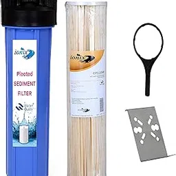 IONIX Pleated Water Filters for Whole House Water filteration, Tank Water Filter/Tank Filter for Overhead Tank, Upto 1 micon Filteration Rating (IONIX Pleated filteration System)-image-6