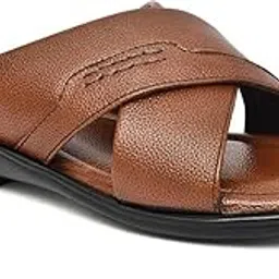 Casual Men's Leather Ethnic Chappal Sandals – Stylish, Comfortable Sandals for Men-picture-12