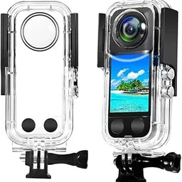 ELFOG® Waterproof Case for Insta 360 one X3 Action Camera, Underwater Diving Protective Housing 40M with Bracket Accessories-picture-10