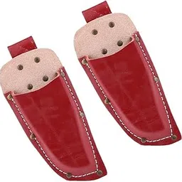 Merishopp 2Pcs Professional Garden Pruning Shear Pouch Bag Holder Waist Belt Red-picture-28