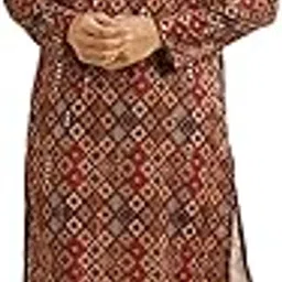 manyavar Men's Viscose Blend Printed | Mirror Work Kurta Pyjama Set (2pcs)-picture-56