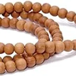 HC- Sandalwood 108 Rosary for Chanting/ 108 nag safed Chandan jaap mala (8 mm Bead Size)-picture-10