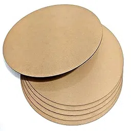 Round Blank Coasters MDF (Pine Wood) for DIY 3.5 inch Board for Art and Craft Unfinished Round Wood Slices 2.5MM for Resin Art, Mandala Art,artwork Painting,Pyrography,Decoupage, Do-it-Yourself (SET OF 50)-picture-13