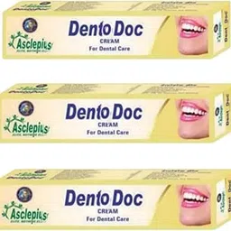 ASCLEPIUSS WELLNESSS Dentodocc Cream Oral Care Solution for Bleeding Gums, Sensitivity Relief, Enamel Strengthening, and Pain-Free Dental Health- 100 gm (3)-image-21
