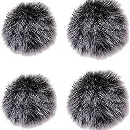 Filter for Microphone, 4-Piece Wind Muff Set with 0.5cm and 1cm Sizes, for Lapel Mic Lavalier Mic, Outdoor Recording Public Speaking Live Performances-picture-21