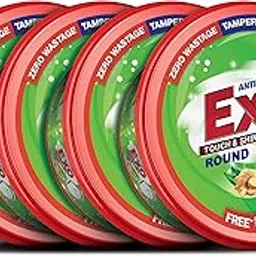 Exo Round Dishwash Bar 700gm X 4 | Complete Dishwashing Solution With Anti-Bacterial Efficacy & Goodness of Ginger Remove Tough Grime Stains With Ease | Experience Hygienic & Superior Cleaning-image-13