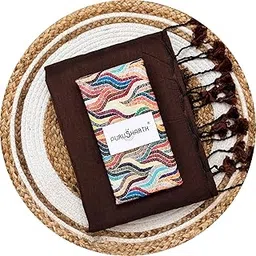 purusharth Pure Khadi Cotton Plain Saree for Women with Digital Print Blouse | Khadi Cotton Saree | South Indian Saree | Mul Mul Cotton | Plain Saree-picture-59