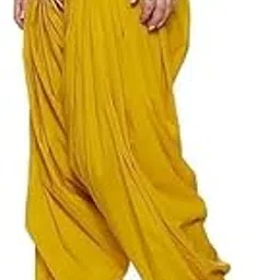 djs group Women's Cotton Semi Patiala Pants, Casual Loose Fit, Drawstring Waist-picture-39