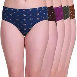 t.t. Women Pearl Printed Panty Pack of 5-picture-59