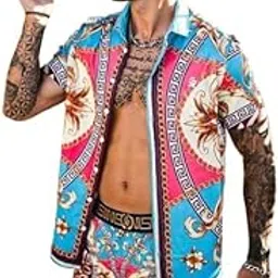 yellow tree Fabulous Polyester Shirt with Shorts Combo Set for Men-picture-30