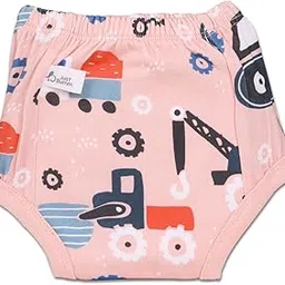 Potty Pants for Toddlers, Pull-up Padded Underwear with 4 layers of Organic Cotton Padding & Cotton Inner, Ideal for Potty Training 2-3 Year Babies (Trucks)-picture-35