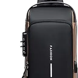 fandare Anti-theft Sling Bag Business Men Bag Chest Crossbody bags with USB-picture-17