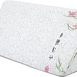 Body Side Wedge Pillow, Bed Wedge Pillow with High Density Sponge, Body Positioners for Back Pain, Preventing Bedsores, After Surgery, Knees Elevated, Pregnancy (60 * 25 * 20cm)-image-34