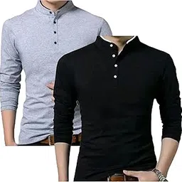 MYO Men's Cotton Regular Fit T-Shirt-Pack of 2-image-0