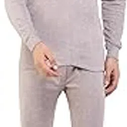 Classic Thermal Set for Men, Cotton-Woollen Blend, Full Sleeve Round Neck, Regular Fit, Standard Size, Winter Wear-picture-17