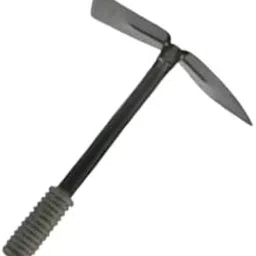 CRAB Gardening Hand-Hoe 2 in 1 | Heavy Duty Gardening Tool Hand-Hoe for Home Garden | Digging, Landscaping Gardening Hand-Hoe | Weeding, Tilling, Aerating Soil Hand-Hoe. (Hoe Fork 1 Prong)-image-73