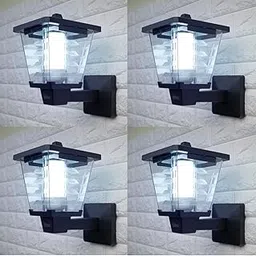 INVENTAA Wall Glasis Outdoor Lights for Home + 12W Bulb | Antique Waterproof Wall Light for Compound, Terrace (4 Pack)-picture-29