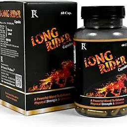 R-NATURAL WELLNESS LONG RIDER Capsules | Ayurvedic Strength & Stamina Booster for Men | Enhances Physical Performance, Vitality & Confidence | 60 Capsules-picture-41