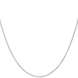 zavya 925 Sterling Silver Rhodium 24-Inch Box Chain for Women | Gift for Women and Girls | With Certificate of Authenticity and 925 Hallmark|Mother's Day-picture-38