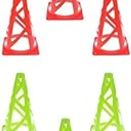 MERISHOPP® 10 Pieces 9" PE Sport Training Traffic Cone for Soccer Football Basketball |Sporting Goods | Team Sports | Soccer | Training Aids-picture-22