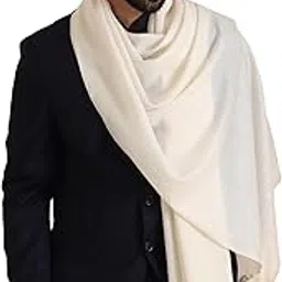 tweedle Plain Fine Wool Stole/Muffler for Men-picture-22