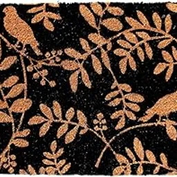 Onlymat Coco Coir Door Mats for Home Entrance & Office, Thick Non Slip PVC Back Front Doormat for Indoor Outdoor Patio (75cm x 45cm, Brown & Black)-picture-29